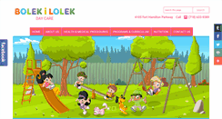Desktop Screenshot of bolekilolekdaycare.com